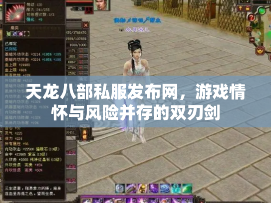 天龙八部私服发布网，游戏情怀与风险并存的双刃剑
