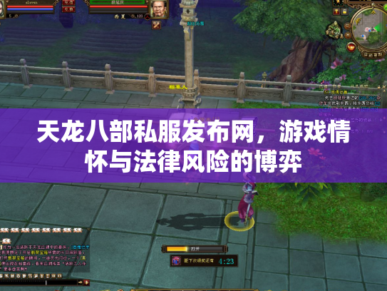 天龙八部私服发布网，游戏情怀与法律风险的博弈