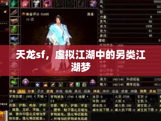 天龙sf，虚拟江湖中的另类江湖梦