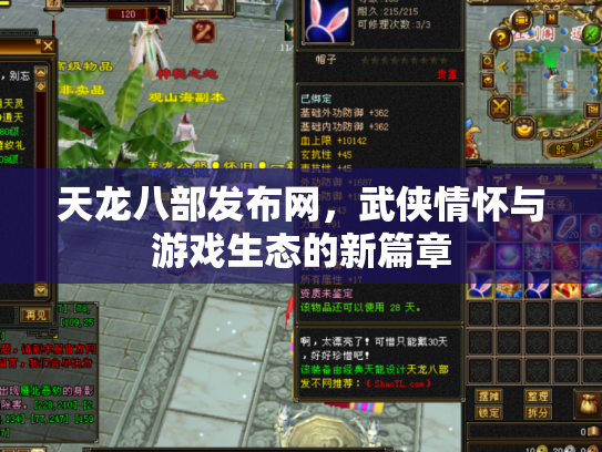 天龙八部发布网，武侠情怀与游戏生态的新篇章