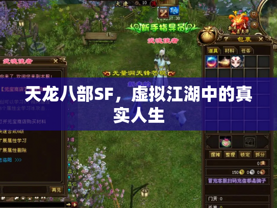 天龙八部SF，虚拟江湖中的真实人生