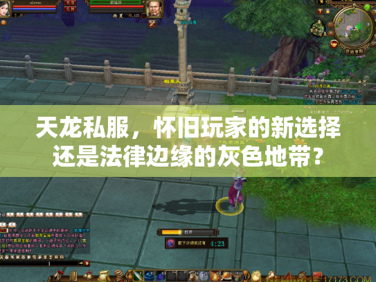 天龙私服，怀旧玩家的新选择还是法律边缘的灰色地带？
