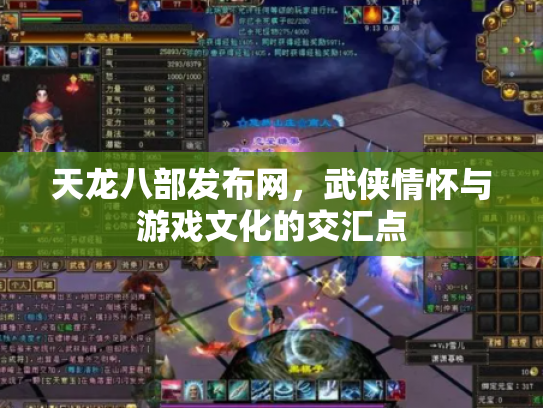 天龙八部发布网，武侠情怀与游戏文化的交汇点