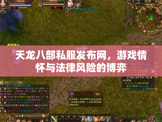 天龙八部私服发布网，游戏情怀与法律风险的博弈