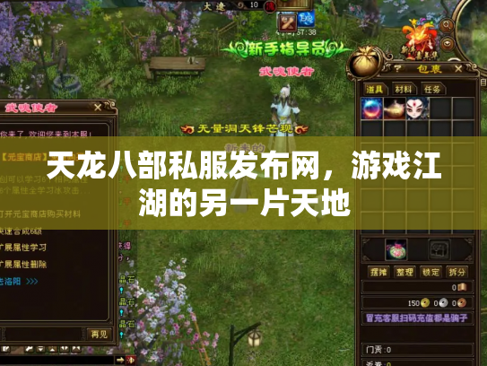 天龙八部私服发布网，游戏江湖的另一片天地