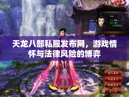 天龙八部私服发布网，游戏情怀与法律风险的博弈