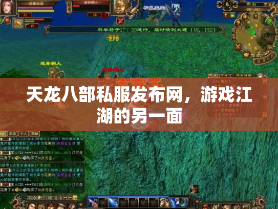 天龙八部私服发布网，游戏江湖的另一面