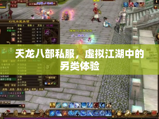天龙八部私服，虚拟江湖中的另类体验