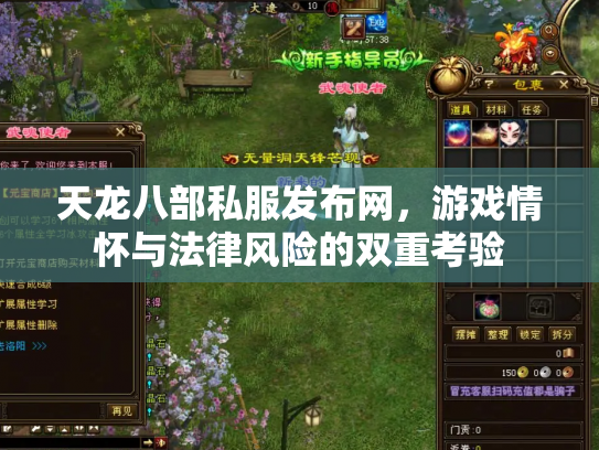 天龙八部私服发布网，游戏情怀与法律风险的双重考验