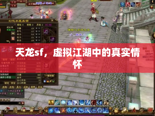 天龙sf，虚拟江湖中的真实情怀