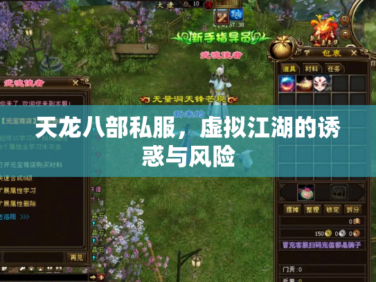 天龙八部私服，虚拟江湖的诱惑与风险