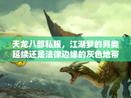 天龙八部私服，江湖梦的另类延续还是法律边缘的灰色地带？