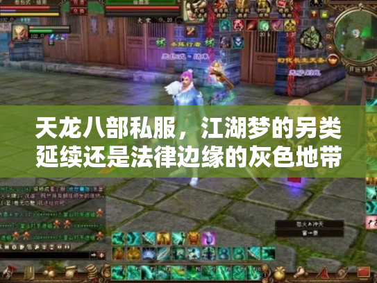 天龙八部私服，江湖梦的另类延续还是法律边缘的灰色地带？