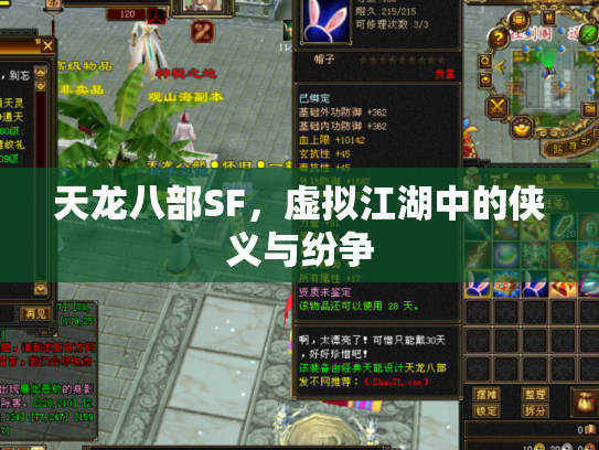天龙八部SF，虚拟江湖中的侠义与纷争