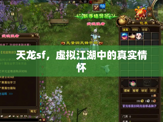 天龙sf，虚拟江湖中的真实情怀