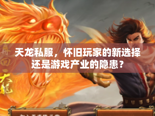 天龙私服，怀旧玩家的新选择还是游戏产业的隐患？