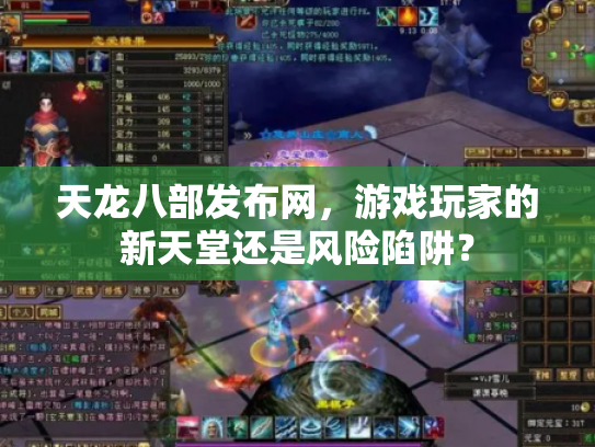天龙八部发布网，游戏玩家的新天堂还是风险陷阱？