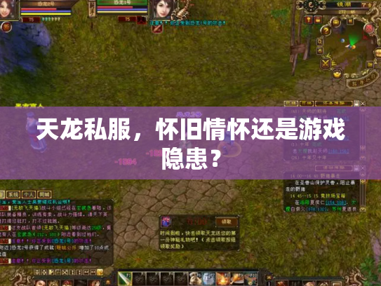 天龙私服，怀旧情怀还是游戏隐患？