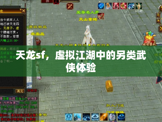天龙sf，虚拟江湖中的另类武侠体验
