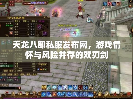 天龙八部私服发布网，游戏情怀与风险并存的双刃剑