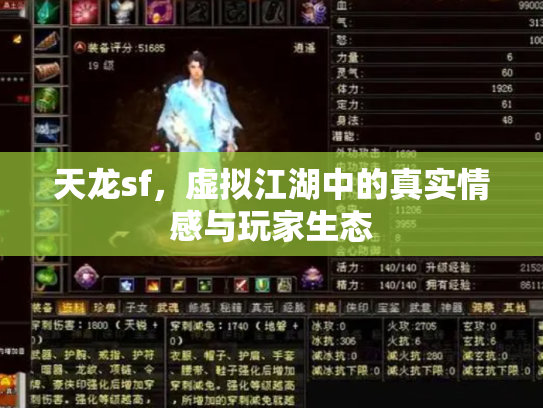 天龙sf，虚拟江湖中的真实情感与玩家生态