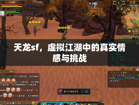 天龙sf，虚拟江湖中的真实情感与挑战
