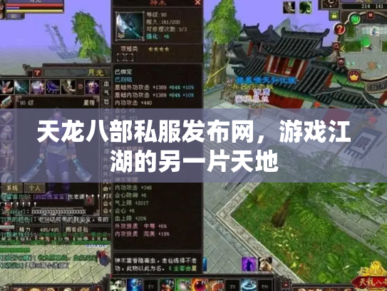 天龙八部私服发布网，游戏江湖的另一片天地