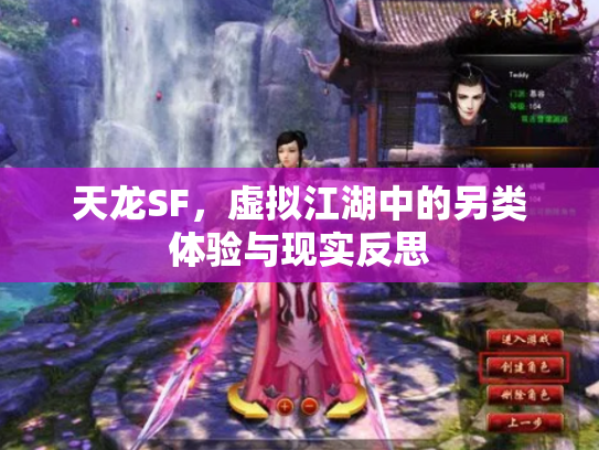 天龙SF，虚拟江湖中的另类体验与现实反思