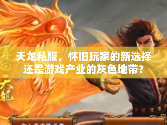 天龙私服，怀旧玩家的新选择还是游戏产业的灰色地带？