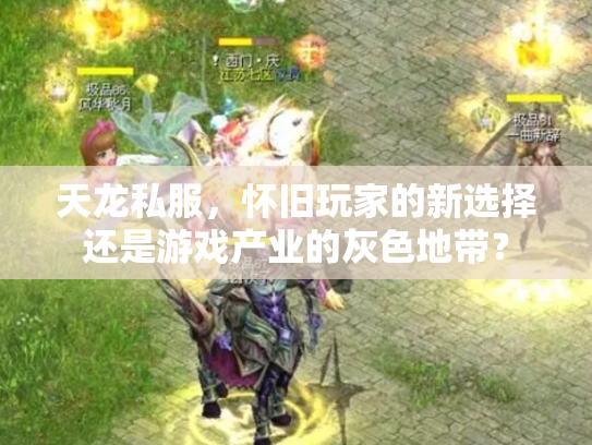 天龙私服，怀旧玩家的新选择还是游戏产业的灰色地带？