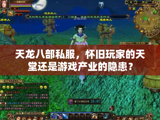 天龙八部私服，怀旧玩家的天堂还是游戏产业的隐患？