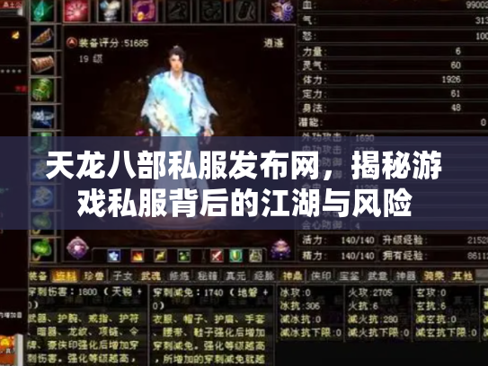 天龙八部私服发布网，揭秘游戏私服背后的江湖与风险