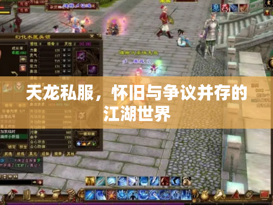 天龙私服，怀旧与争议并存的江湖世界