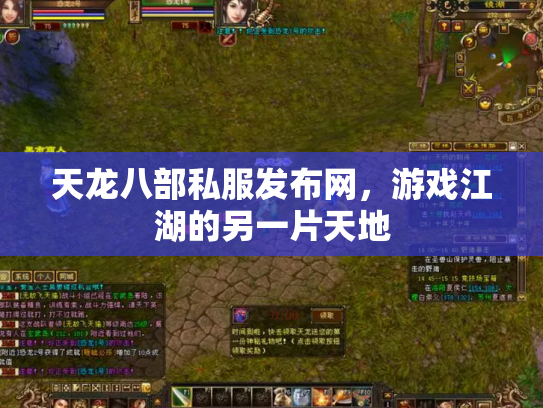 天龙八部私服发布网，游戏江湖的另一片天地