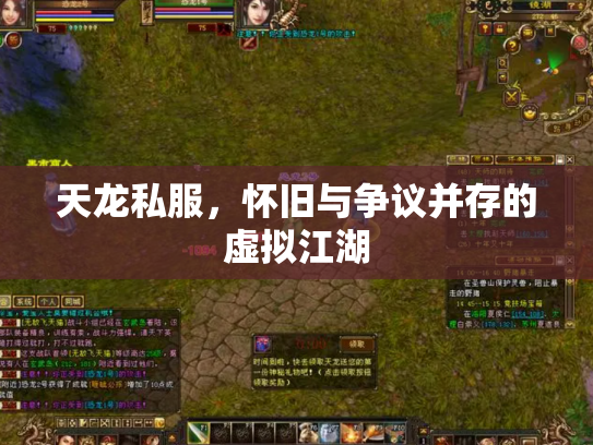 天龙私服，怀旧与争议并存的虚拟江湖