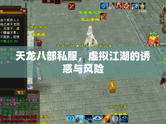 天龙八部私服，虚拟江湖的诱惑与风险