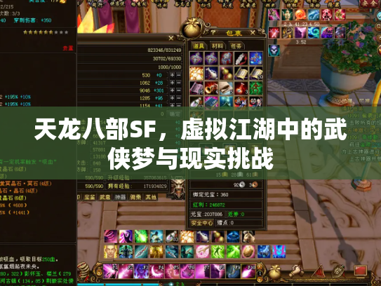 天龙八部SF，虚拟江湖中的武侠梦与现实挑战