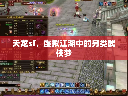 天龙sf，虚拟江湖中的另类武侠梦