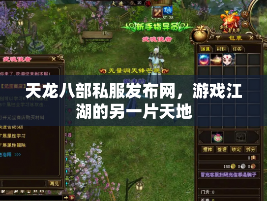 天龙八部私服发布网，游戏江湖的另一片天地