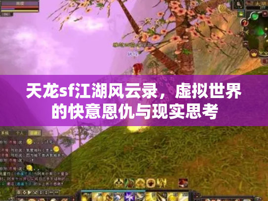 天龙sf江湖风云录，虚拟世界的快意恩仇与现实思考