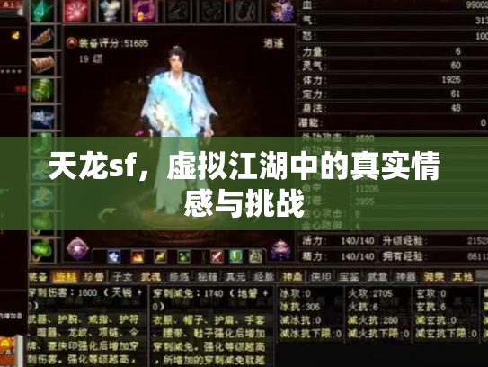 天龙sf，虚拟江湖中的真实情感与挑战