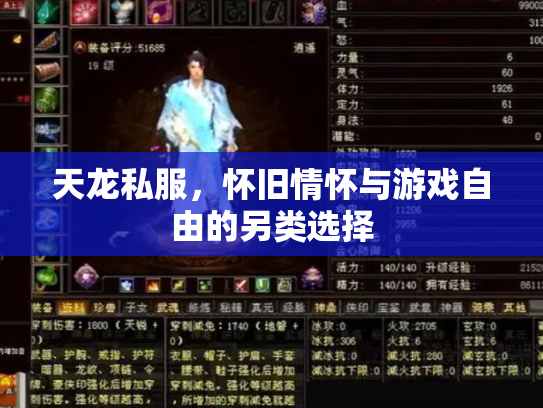 天龙私服，怀旧情怀与游戏自由的另类选择