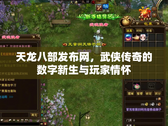 天龙八部发布网，武侠传奇的数字新生与玩家情怀