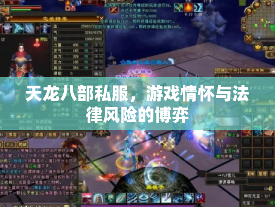 天龙八部私服，游戏情怀与法律风险的博弈