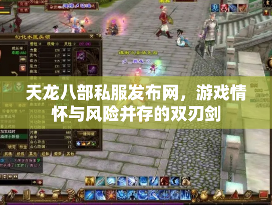 天龙八部私服发布网，游戏情怀与风险并存的双刃剑