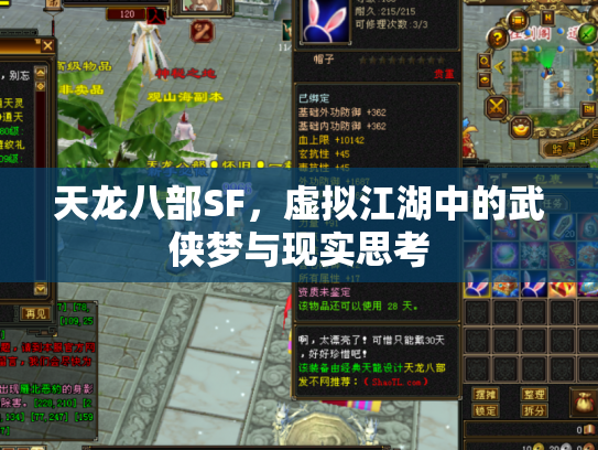 天龙八部SF，虚拟江湖中的武侠梦与现实思考