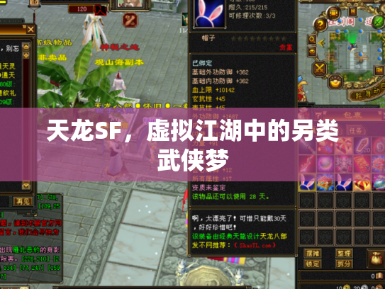 天龙SF，虚拟江湖中的另类武侠梦