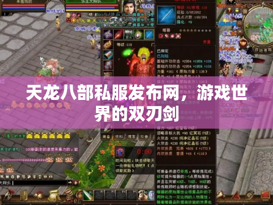 天龙八部私服发布网，游戏世界的双刃剑