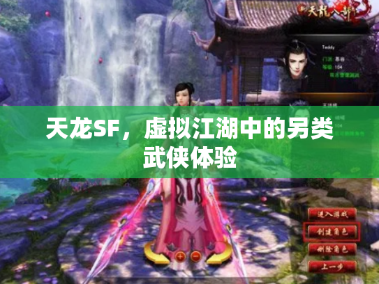 天龙SF，虚拟江湖中的另类武侠体验