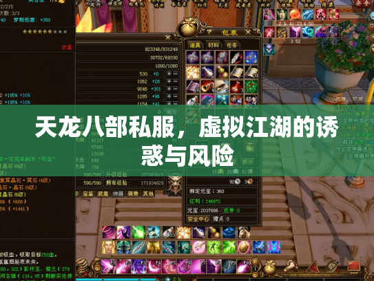 天龙八部私服，虚拟江湖的诱惑与风险